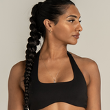 Sculpt Halter Bra - Carbon