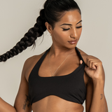 Sculpt Halter Bra - Carbon