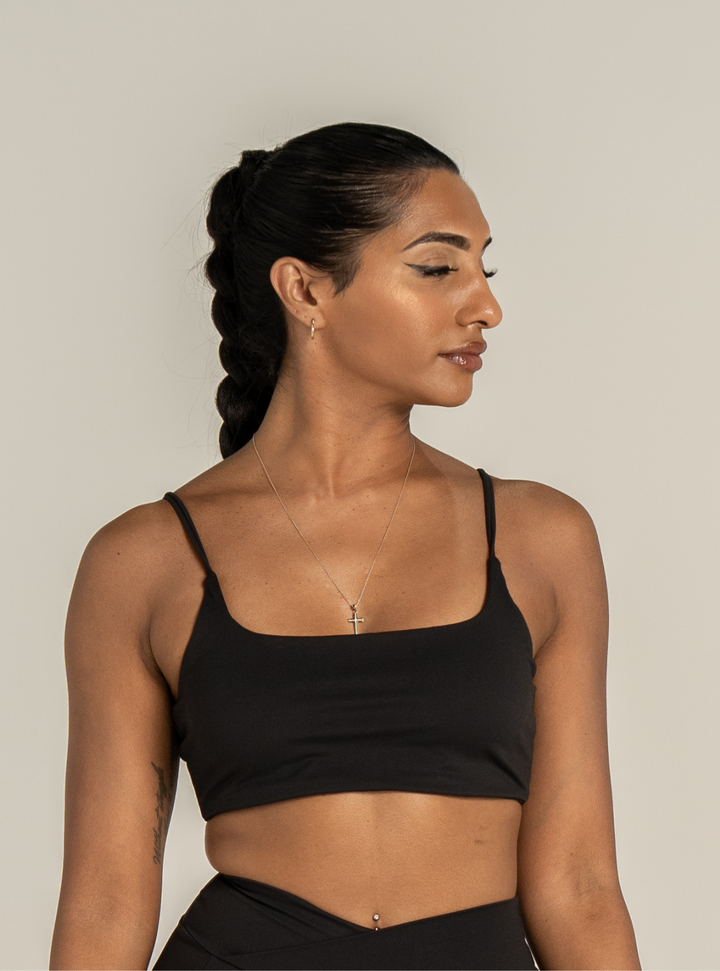 Boxy Bralette - Carbon