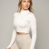 Cropped Tuxedo - Ivory