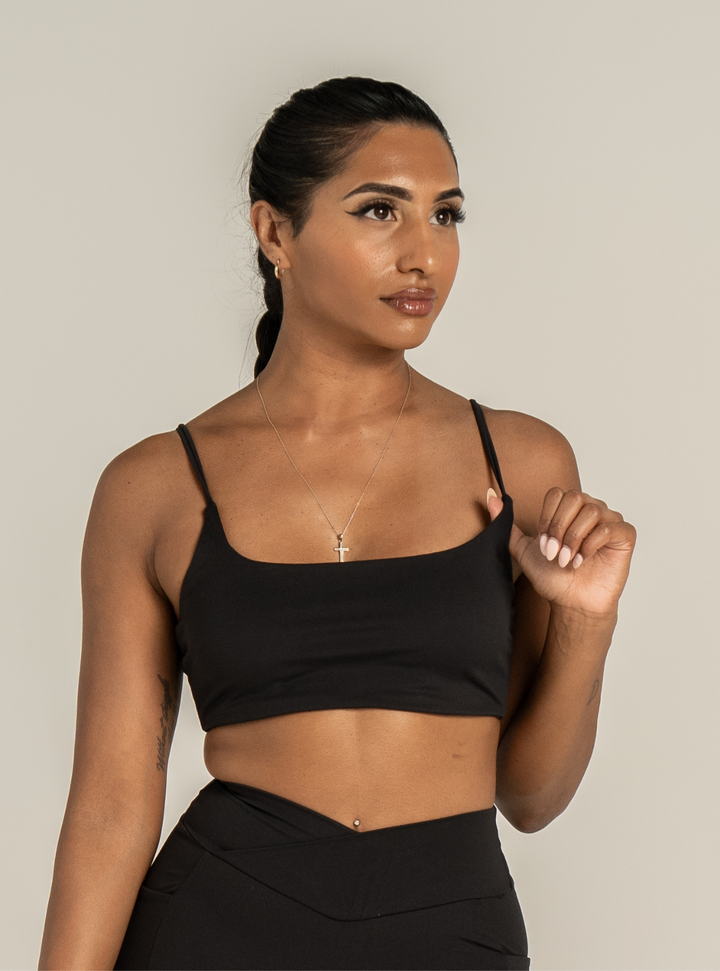 Boxy Bralette - Carbon