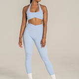 Wrap Pocket Legging - Amalfi Blue